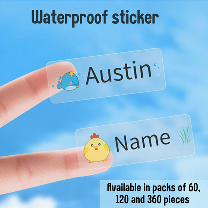 Premium Customizable Stickers with Transparent Background - Waterproof